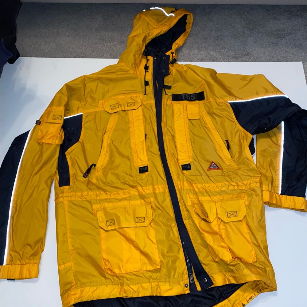 Triple 5 Ny yellow windbreaker